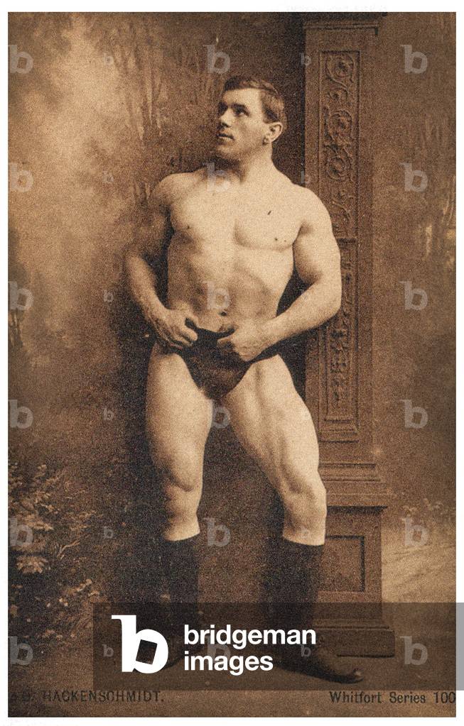 Portrait of george hackenschmidt, c.1900 (photo)
