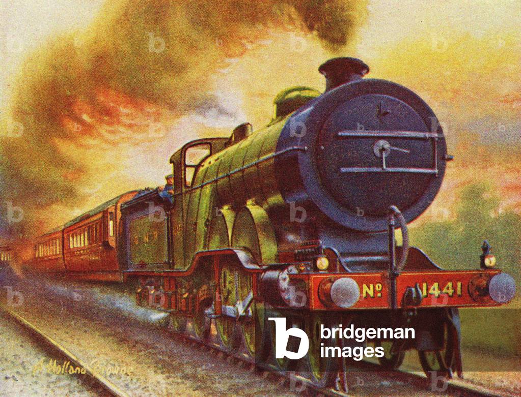 Flying Scotsman, 1925 (litho)