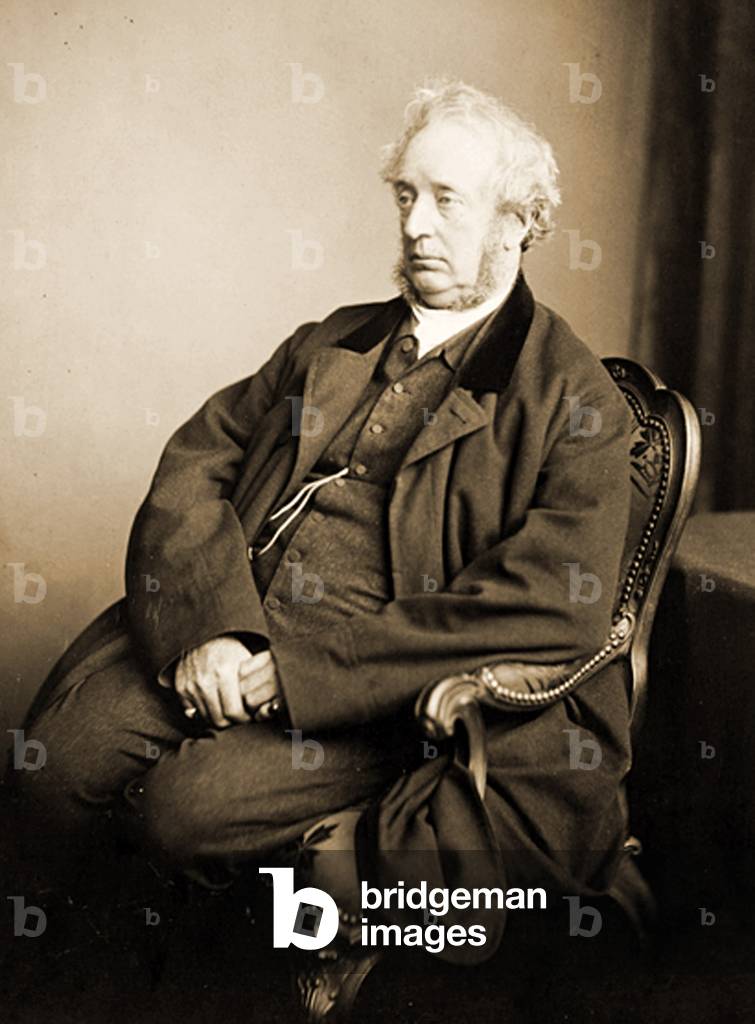 Portrait of Dr. Hugh Welch Diamond, 1869 (sepia photo)