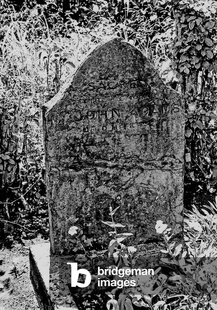 Grave belonging to John Adams, Pitcairn islands. 1971 (photo)