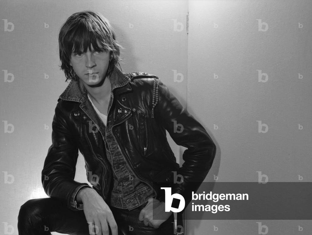 French singer Renaud (Renaud Sechan) posing for 