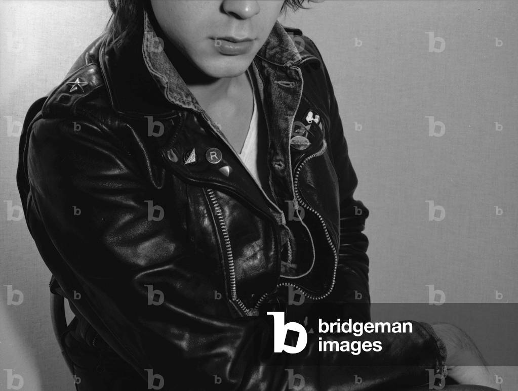 French singer Renaud (Renaud Sechan) posing for 