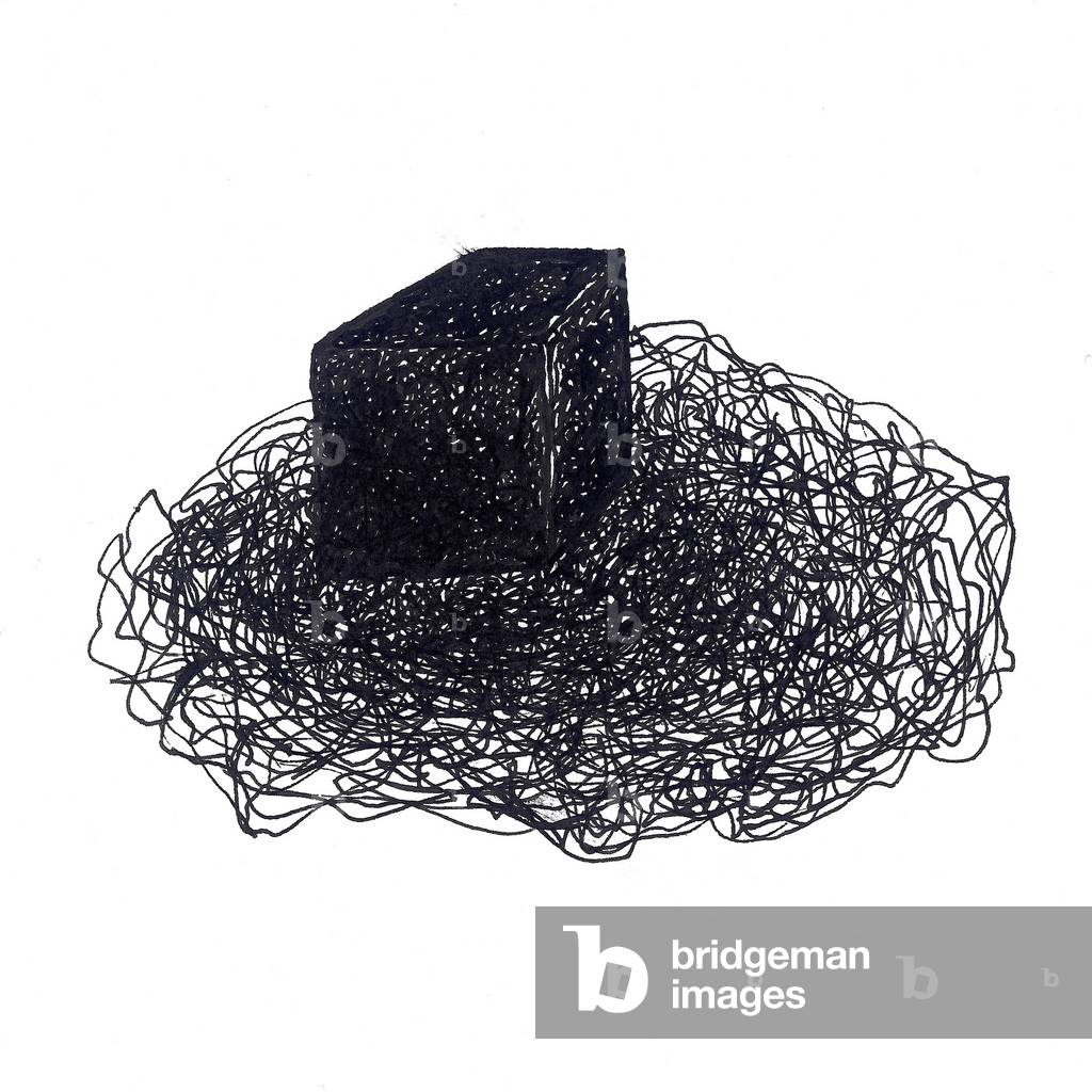 Untitled, (china ink on paper)