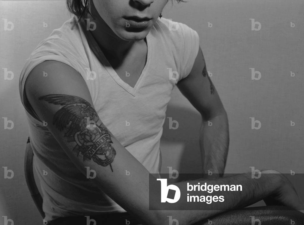 French singer Renaud (Renaud Sechan) posing for 