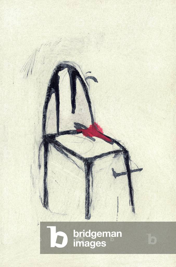 Untitled (oil pastel, china ink and graphite on paper)