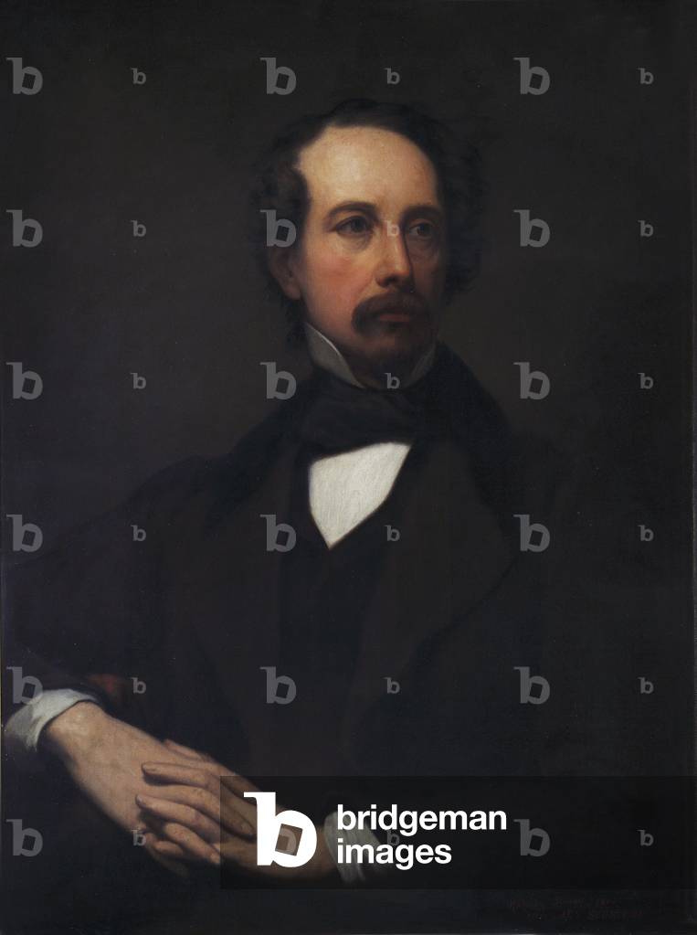 Charles Dickens, 1900 (oil on canvas)