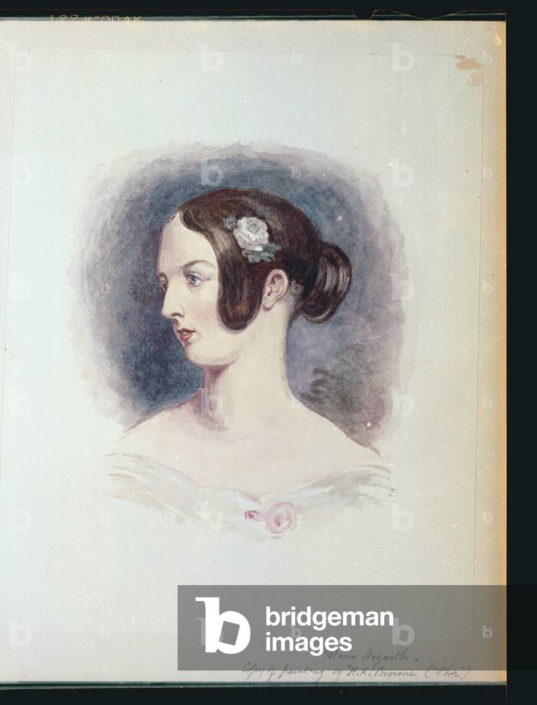 Mary Hogarth, c.1890 (w/c on paper)