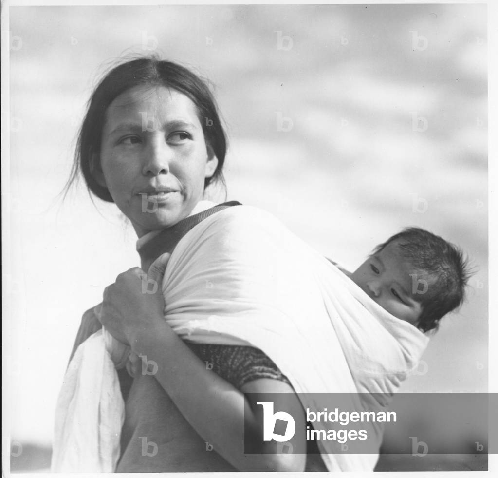 Alabama Indian Woman and Child, 1935-36 (b/w photo)
