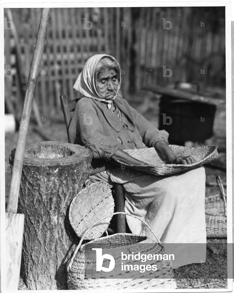 Alabama Indian Woman, 1935-36 (b/w photo)