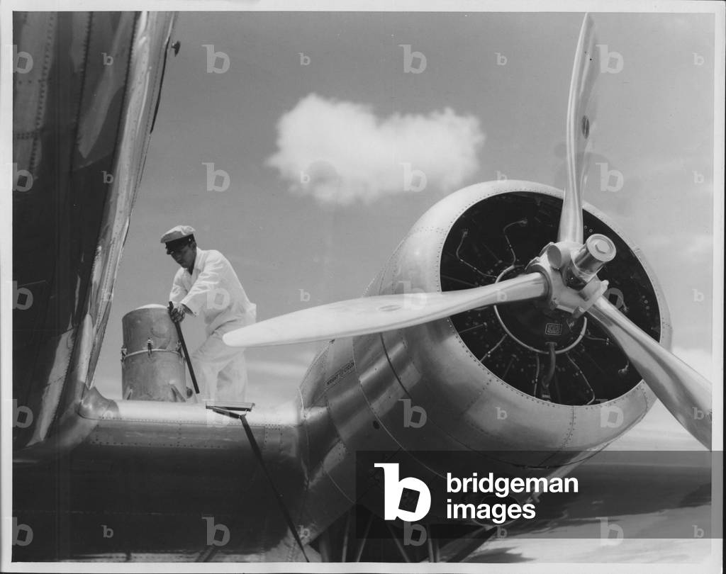 Refueling, 1935-36 (b/w photo)
