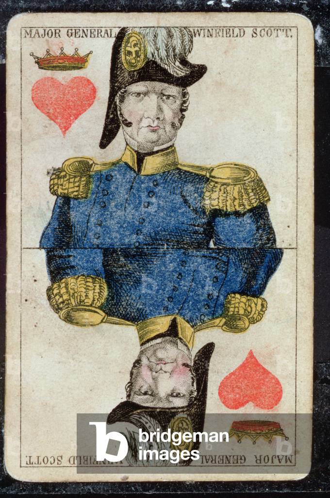 Playing card: King of Hearts (colour litho)