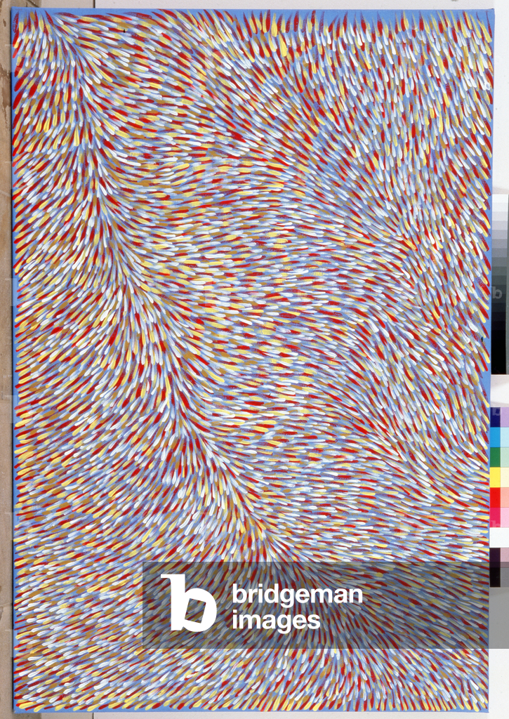 Leaves, 2001 (synthetic polymer on linen)
