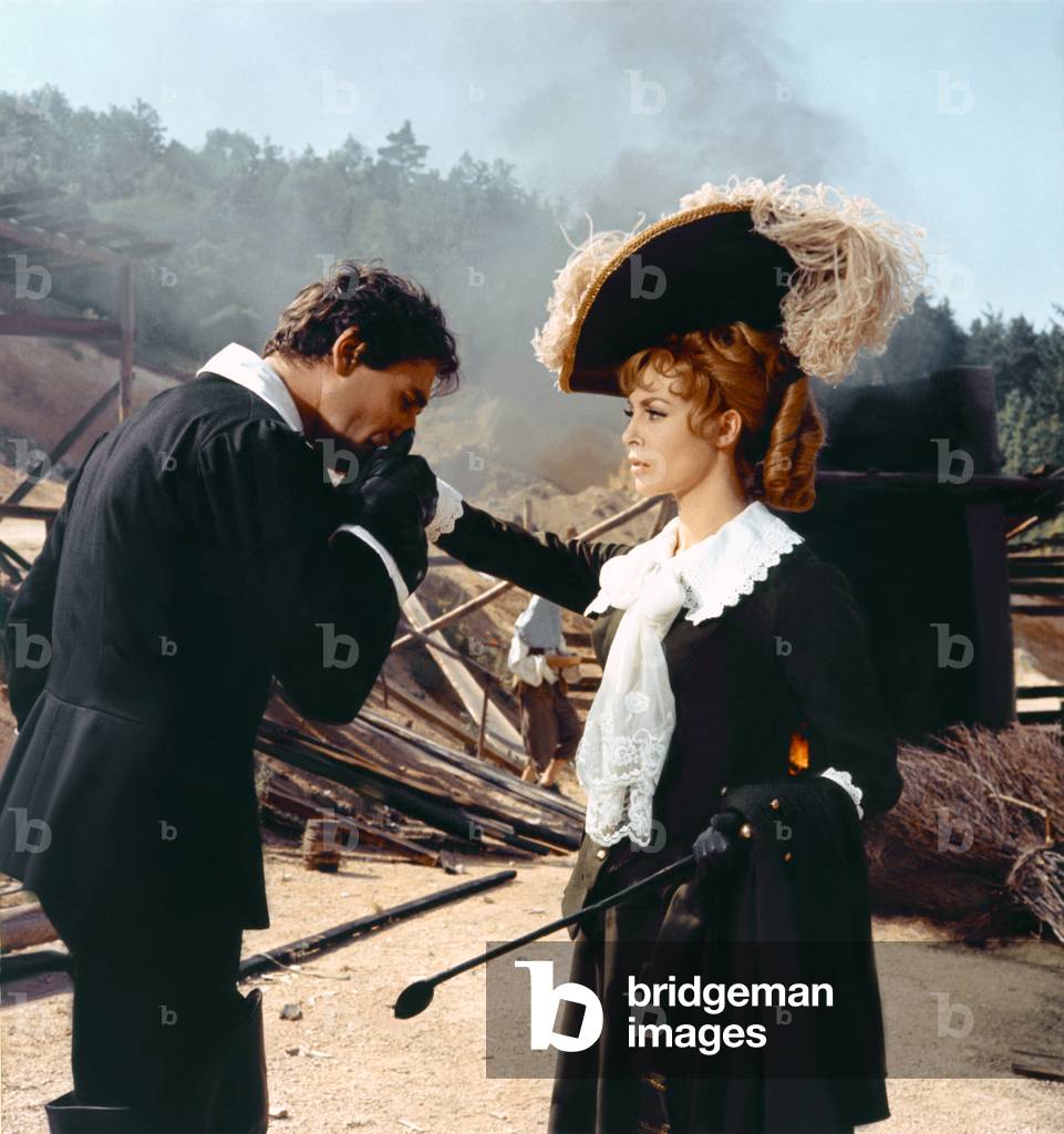 Robert Hossein And Michele Mercier, Angelique Marquise Des Anges 1964 Directed By Bernard Borderie