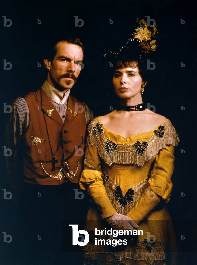 Dennis Quaid And Isabella Rossellini, Wyatt Earp 1994 Directed By Lawrence Kasdan
