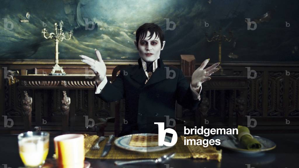 Dstf-0046R  Johnny Depp As Barnabas Collins In Warner Bros. Pictures And Village Roadshow Pictures Dark Shadows, A Warner Bros. Pictures Release., Dark Shadows 2012 Directed By Tim Burton