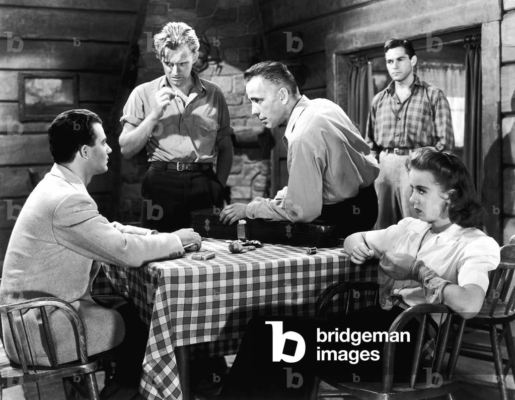Cornel Wilde, Arthur Kennedy, Humphrey Bogart And Ida Lupino.
