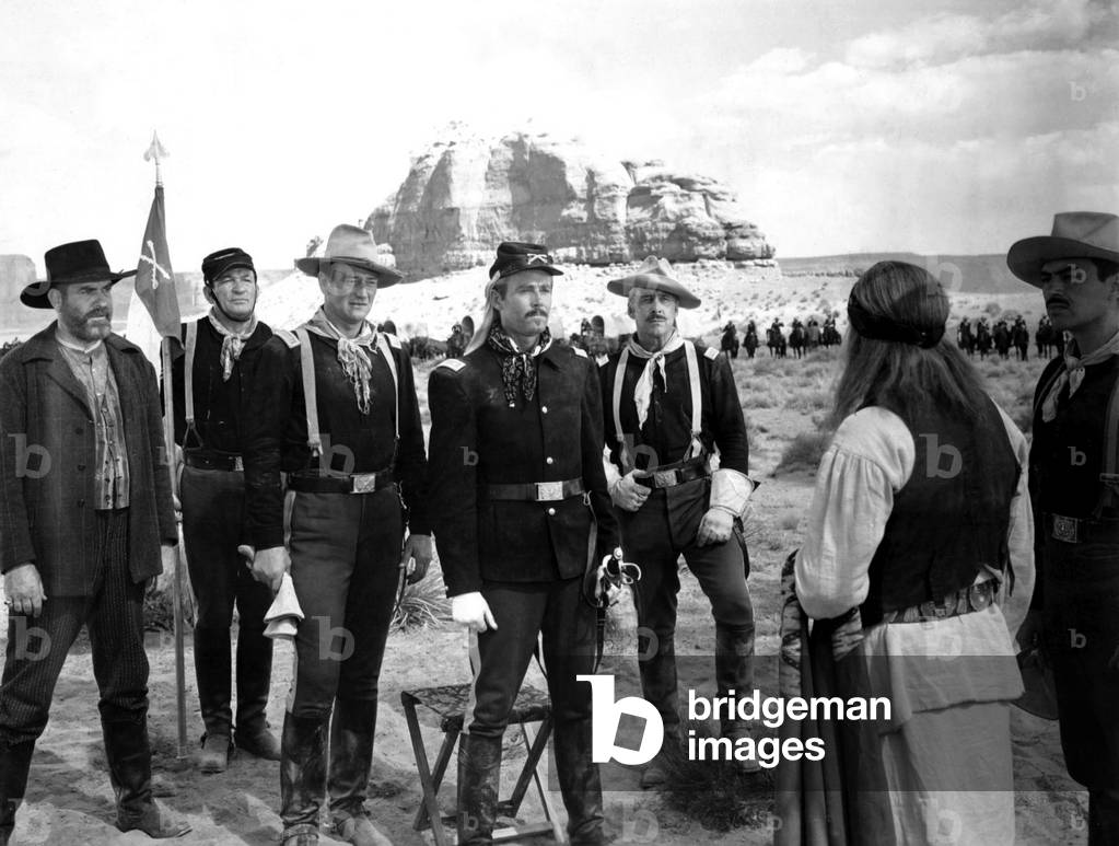 Victor Mclaglen, John Wayne And Henry Fonda.