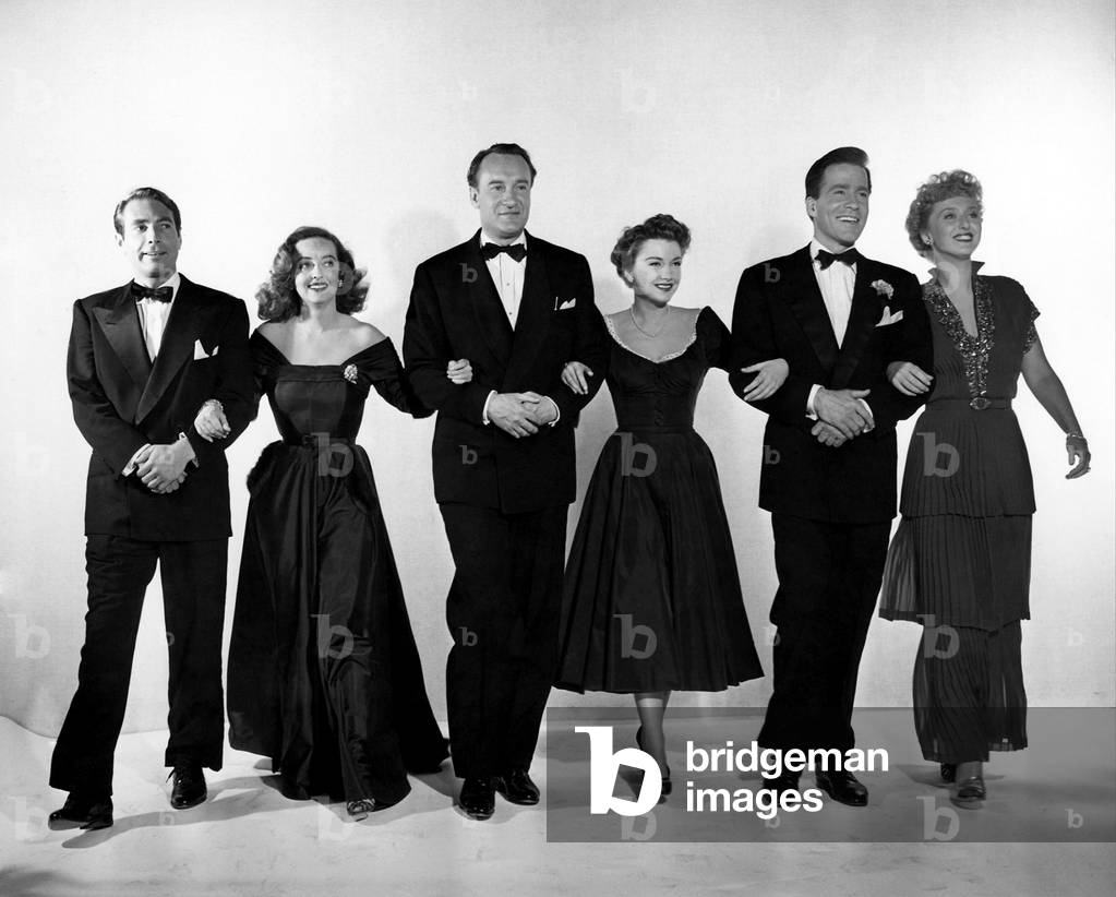 All about Eve by Joseph L. Mankiewicz with Gary Merrill, Bette Davis, George Sanders, Anne Baxter, Hugh Marlowe, Celeste Holm., 1950 (b/w photo)