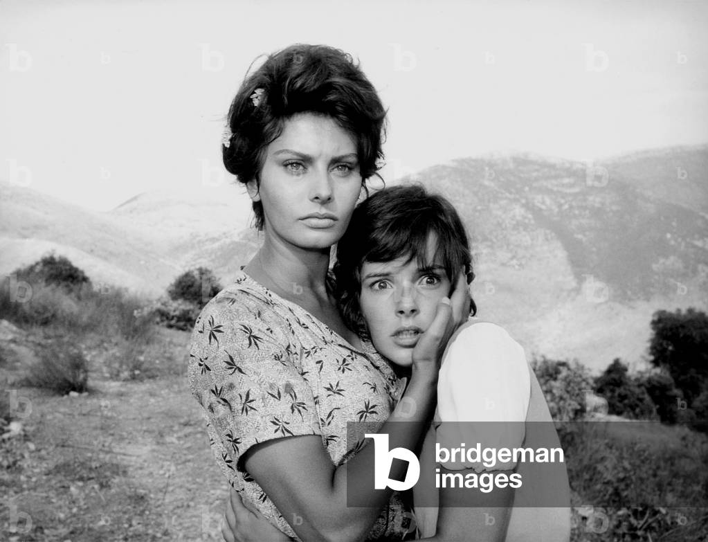 Sophia Loren And Eleonora Brown, La Ciociara 1960 De Vittorio De Sica