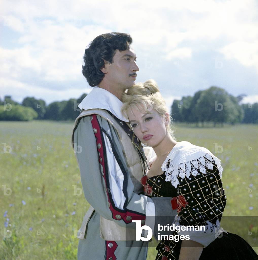 Gerard Barray And Mylene Demongeot, Les Trois Mousquetaires 1961 Directed By Bernard Borderie