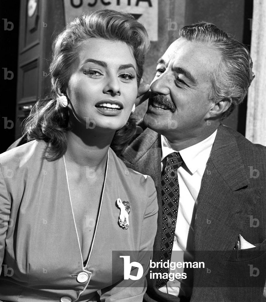 Sophia Loren And Vittorio De Sica