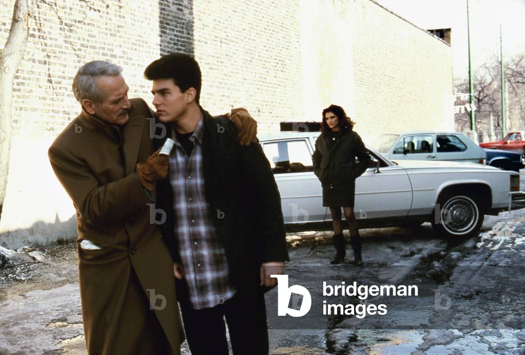 Paul Newman, Tom Cruise And Mary Elizabeth Mastrantonio., The Color Of Money 1986 Directed By Martin Scorsese