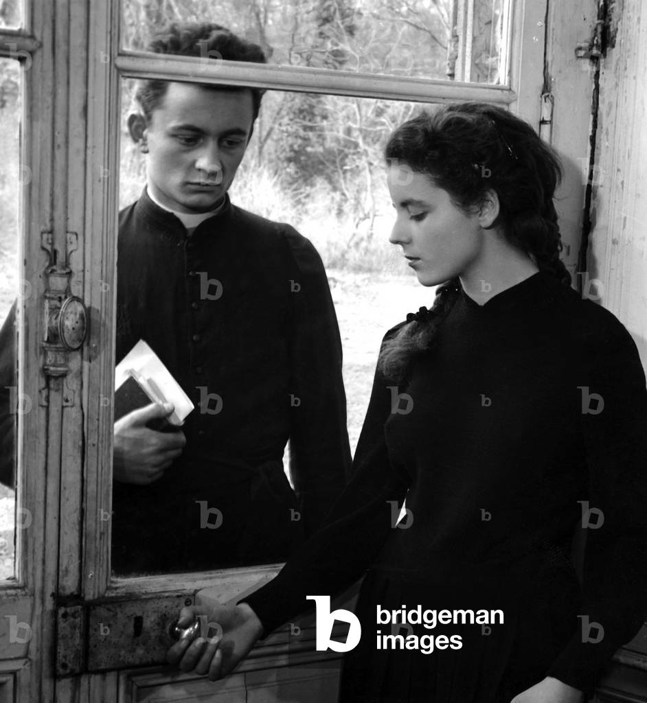 Claude Laydu; Nicole Ladmiral. Diary of a Country Priest, 1951