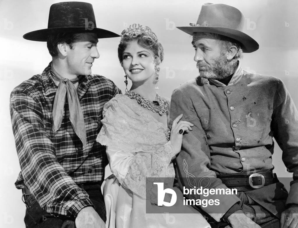 Gary Cooper, Lillian Bond And Walter Brennan, The Westerner 1940 Directed By William Wyler