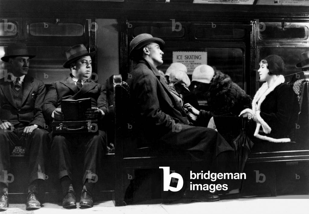 Alfred Hitchcock Plays In His Movie., Blackmail 1929 Directed By Alfred Hitchcock