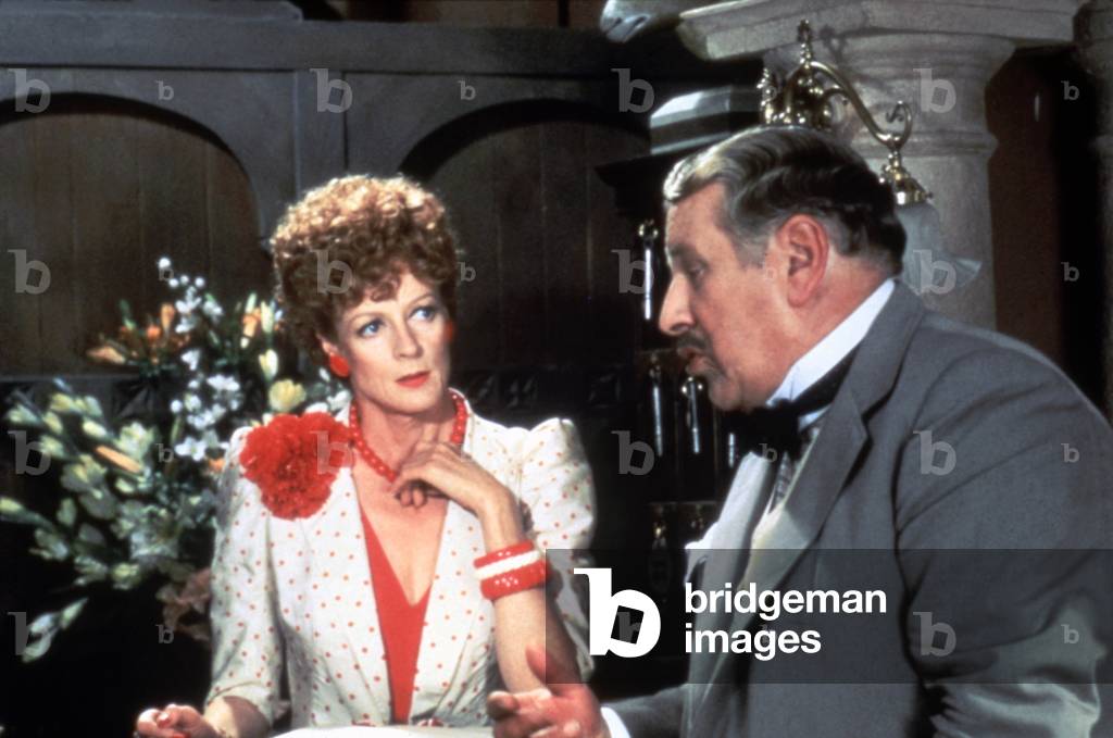 Maggie Smith And Peter Ustinov, Evil Under The Sun 1982 Directed By Guy Hamilton