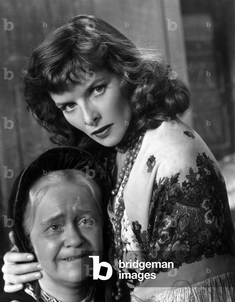 Beryl Mercer And Katharine Hepburn