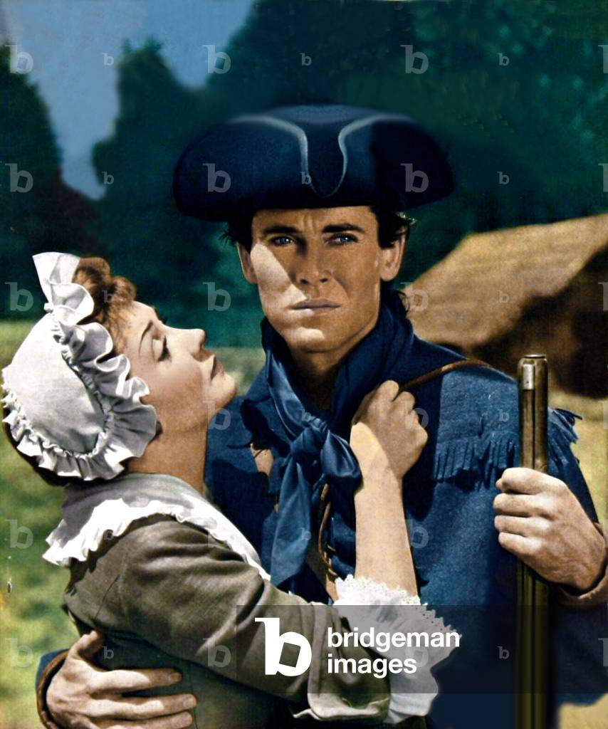 Claudette Colbert And Henry Fonda, Drums Along The Mohawk 1939 Directed By John Ford