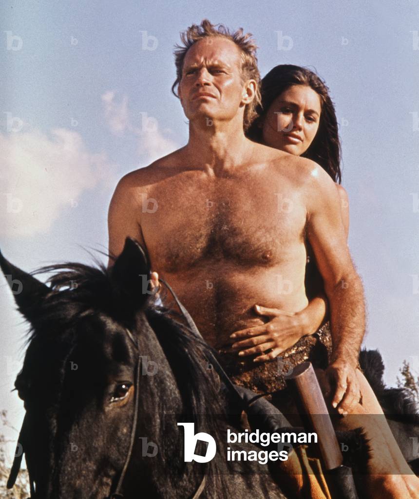Charlton Heston And Linda Harrison