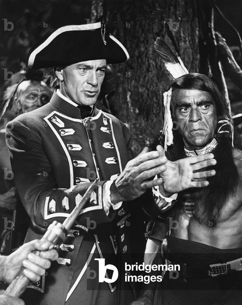 Gary Cooper And Boris Karloff, Unconquered 1947 Directed By Cecil B. Demille