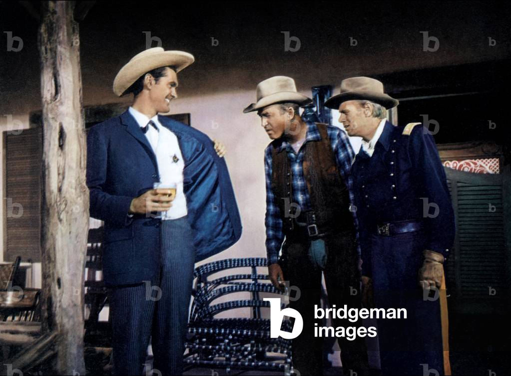 Chet Douglas, James Stewart And Richard Widmark, Two Rode Together 1961 Directed By John Ford