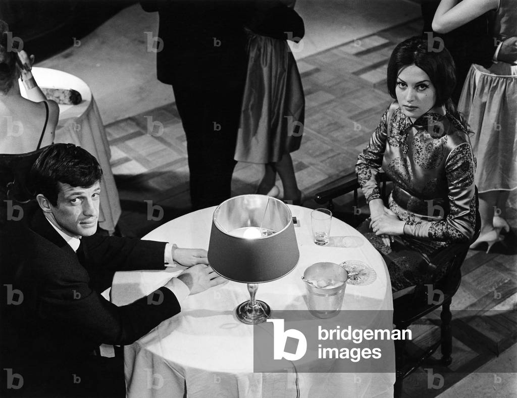 Jean-Paul Belmondo And Fabienne Dali, Le Doulos 1963 Directed By Jean Pierre Melville