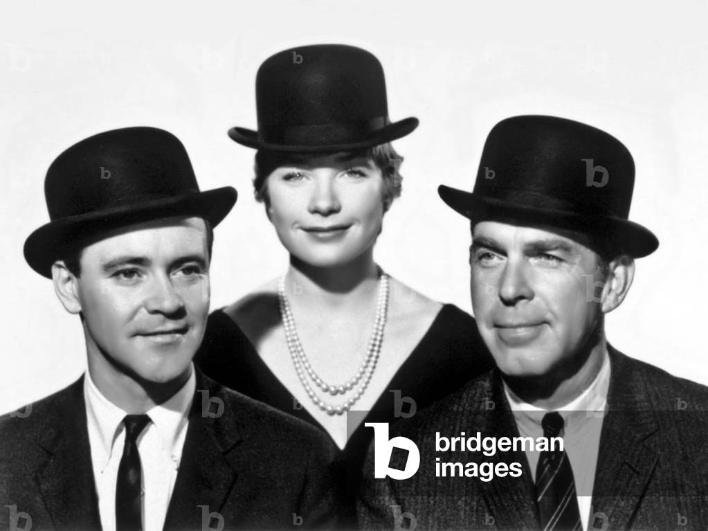 Jack Lemmon, Shirley Maclaine And Fred Macmurray., The Apartment 1960 Directed By Billy Wylder