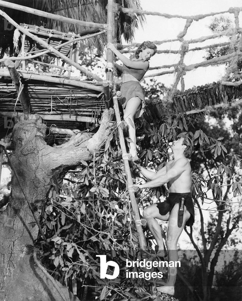 Joyce Mackenzie And Lex Barker, Tarzan And The She-Devil 1953 Directed By Kurt Neumann