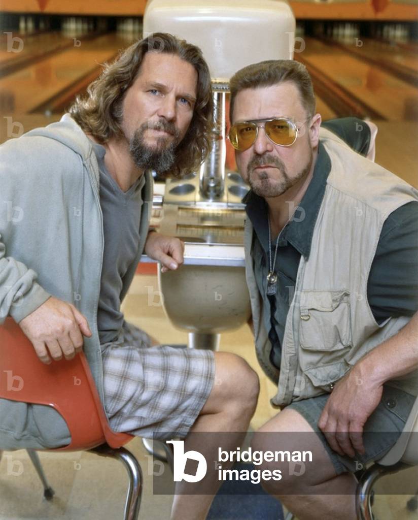 Jeff Bridges And John Goodman, The Big Lebowski 1997 Directed By Joel And Ethan Coen
