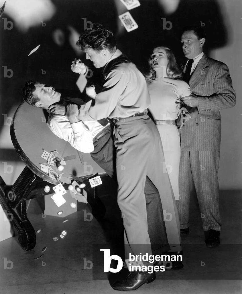 John Hodiak, Burt Lancaster, Lizabeth Scott And Wendell Corey., Desert Fury 1947 Directed By Lewis Allen