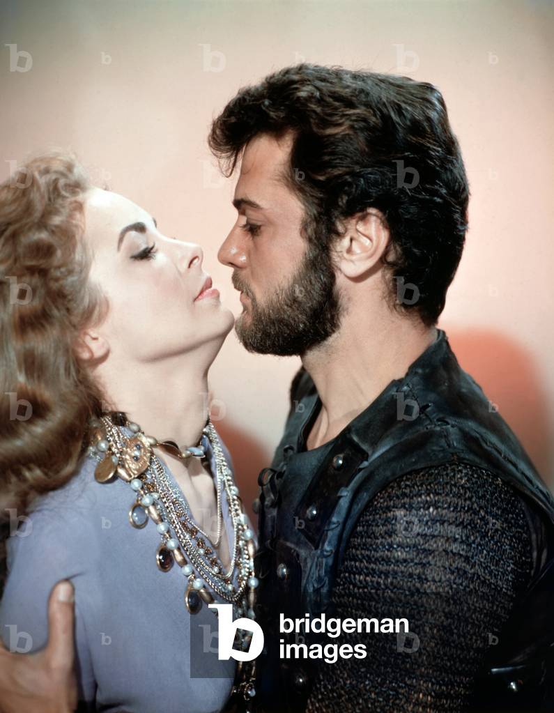 Janet Leigh And Tony Curtis, The Vikings 1958 (film still)