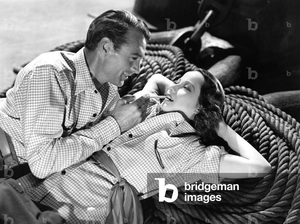 Gary Cooper And Merle Oberon, The Cowboy And The Lady 1938 Directed By H. C. Potter