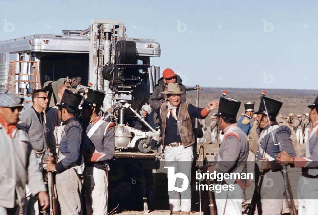 On The Set, John Wayne Directs., The Alamo 1960 Directed By John Wayne