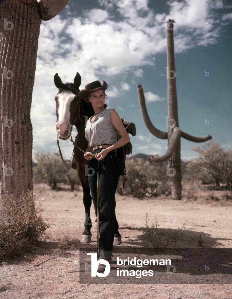 On The Set, Angie Dickinson.