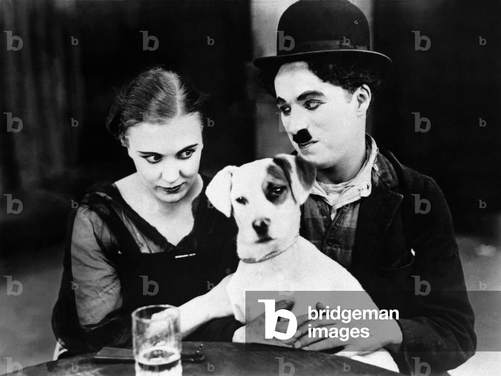 Edna Purviance And Charles Chaplin, A Dog'S Life 1918 Directed By Charles Chaplin