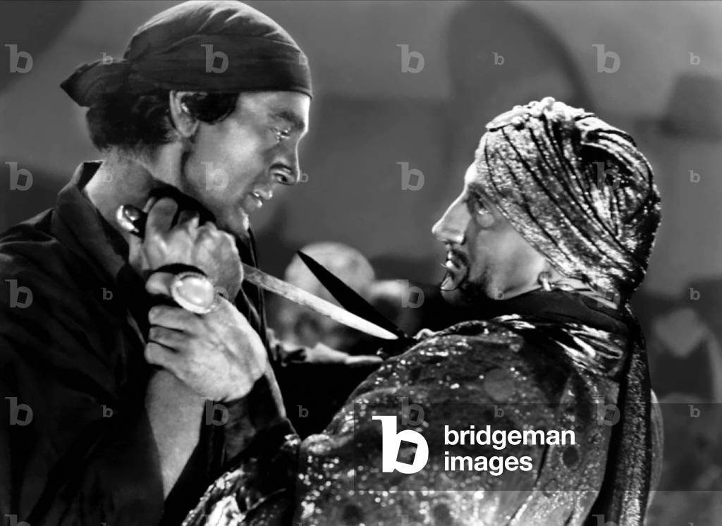 Gary Cooper And Basil Rathbone, The Adventures Of Marco Polo 1938 Directed By Archie Mayo