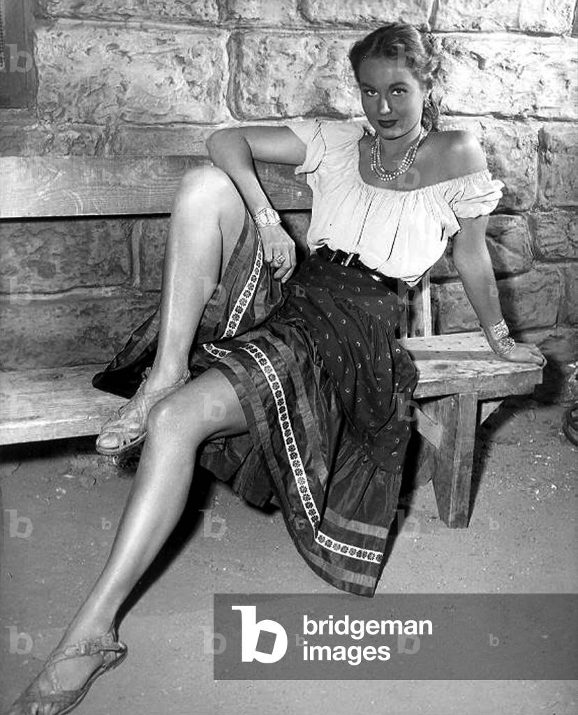 COLORADO TERRITORY, 1949 directed by RAOUL WALSH Virginia Mayo (b/w photo)