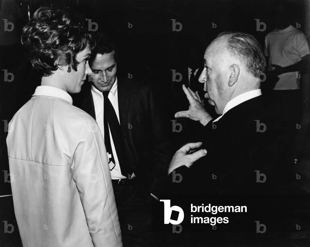 Torn Curtain 1966, On The Set, Alfred Hitchcock Directs Julie Andrews And Paul Newman