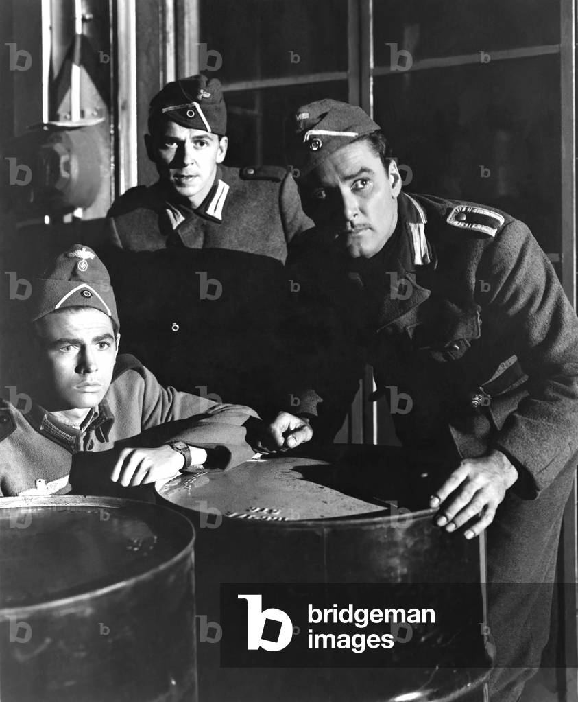 Desperate Journey - Sabotage a Berlin 1942 directed by Raoul Walsh; Warner Bros. Pictures; Ronald Sinclair; Ronald Reagan; Errol Flynn