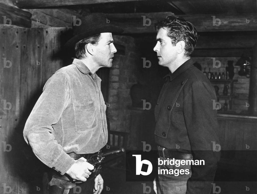 Rawhide - L'attaque de la malle poste 1951 directed by Henry Hathaway (photo); Twentieth Century Fox Films Corporation; Hugh Marlowe; Tyrone Power